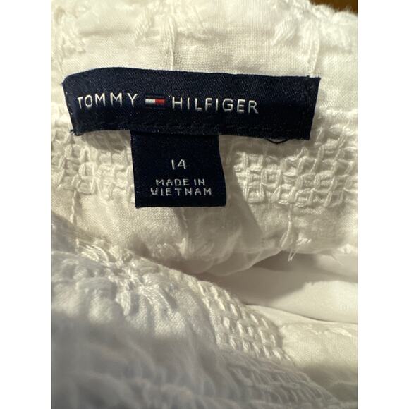 Tommy Hilfiger Cotton Eyelet Midi Dress, Created for Macy's white size 14 - Picture 12 of 16